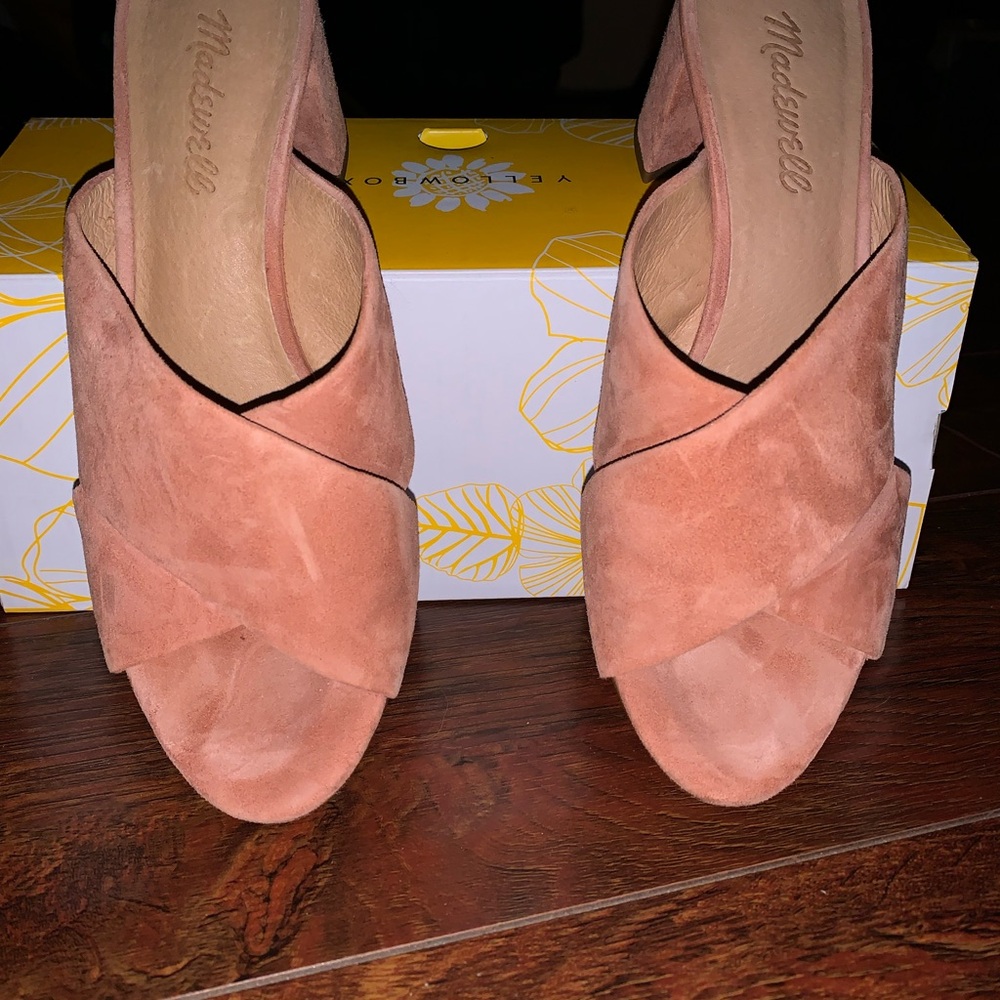 Madewell Women's Coral Suede Mules